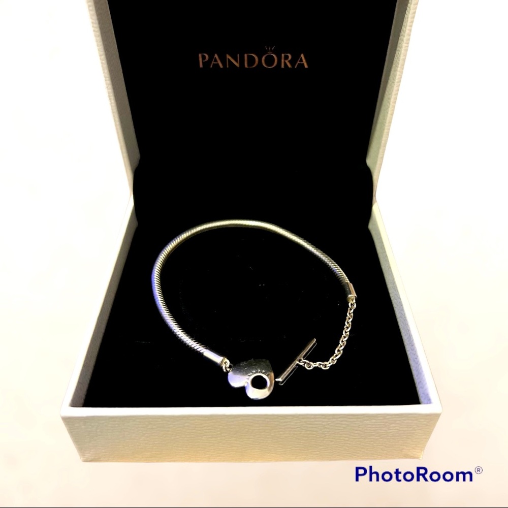 Authentic pandora charm bracelet